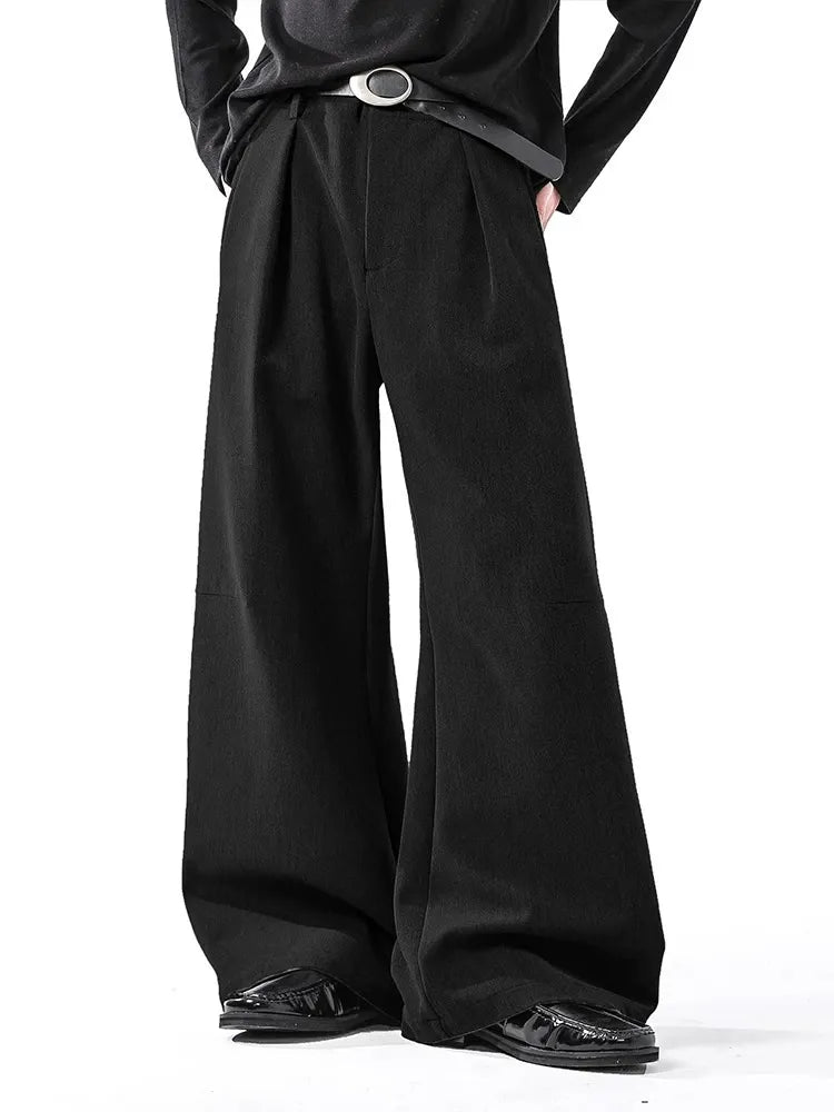 Clean Fit Drape Barrel Pants