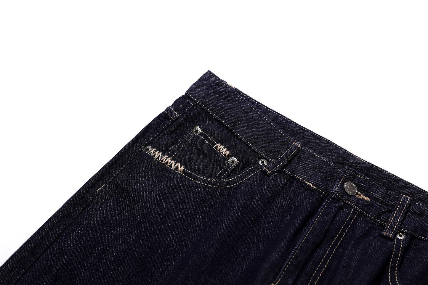 Clean Fit Flared Jeans Smart Casual Indigo Denim