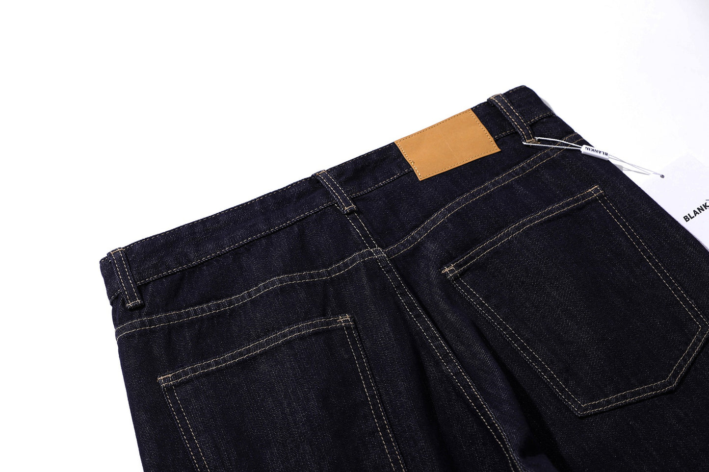 Clean Fit Flared Jeans Smart Casual Indigo Denim