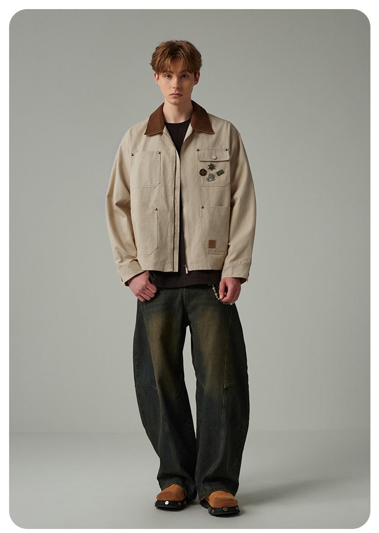 Cleanfit Barn Jacket with Decorative Pins