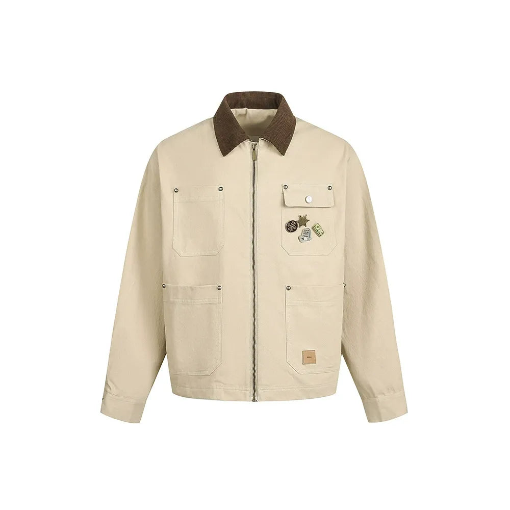 Cleanfit Barn Jacket with Decorative Pins