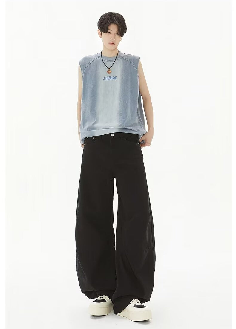 Cleanfit Deconstruction Barrel Pants