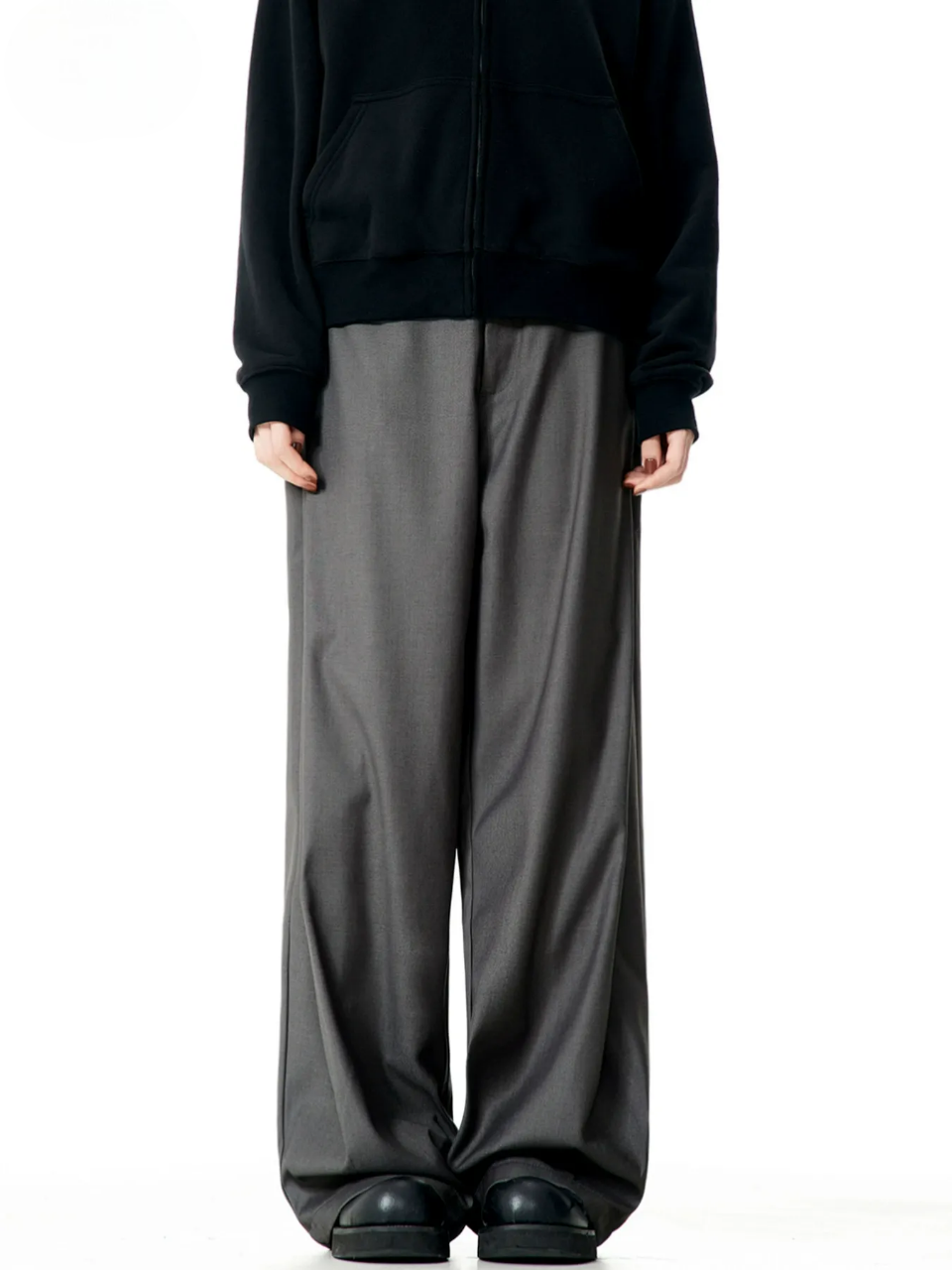 Cleanfit Draping Fit Wide Leg Pants