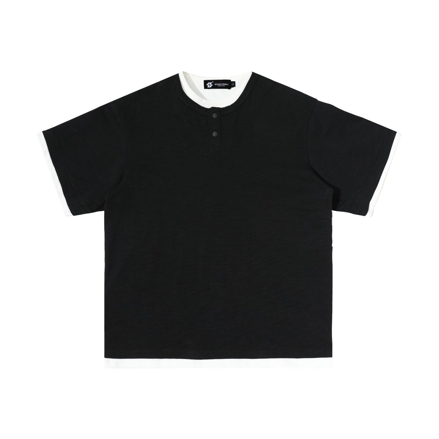 Camiseta negra desgastada y vanguardista de algodón estilo vintage con diseño de coche de carreras