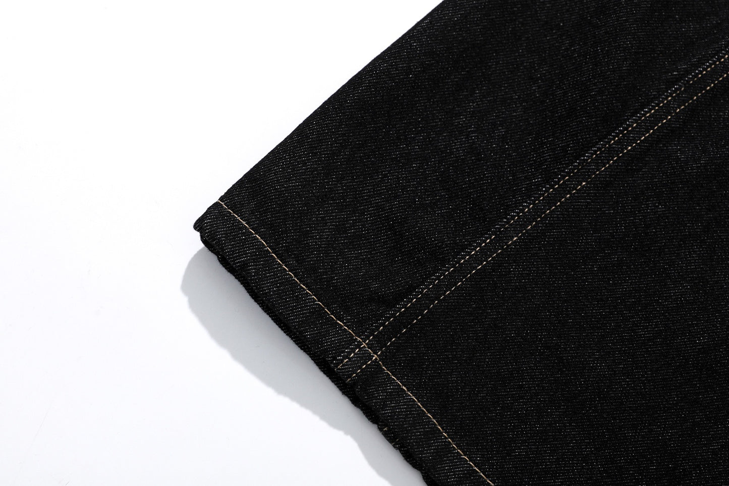 Deconstructed Wide Leg Barrel Jeans