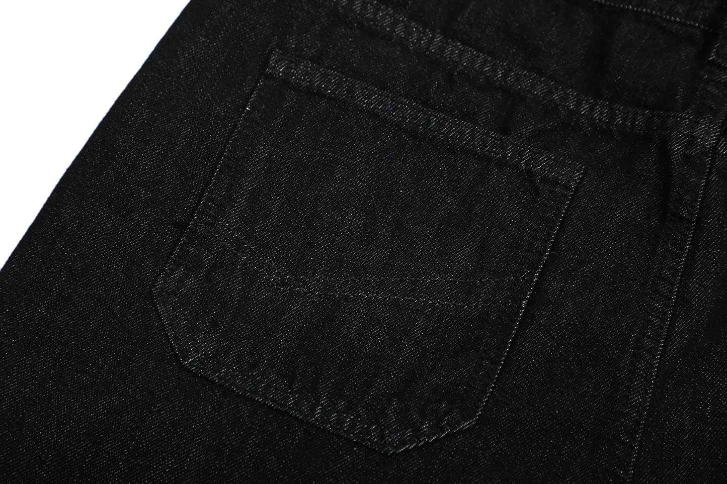 High Street Relaxed Fit Black Bootcut Jeans