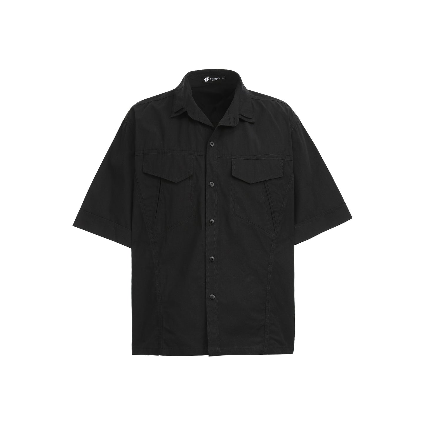 Retro Workwear Double Collar Shirt