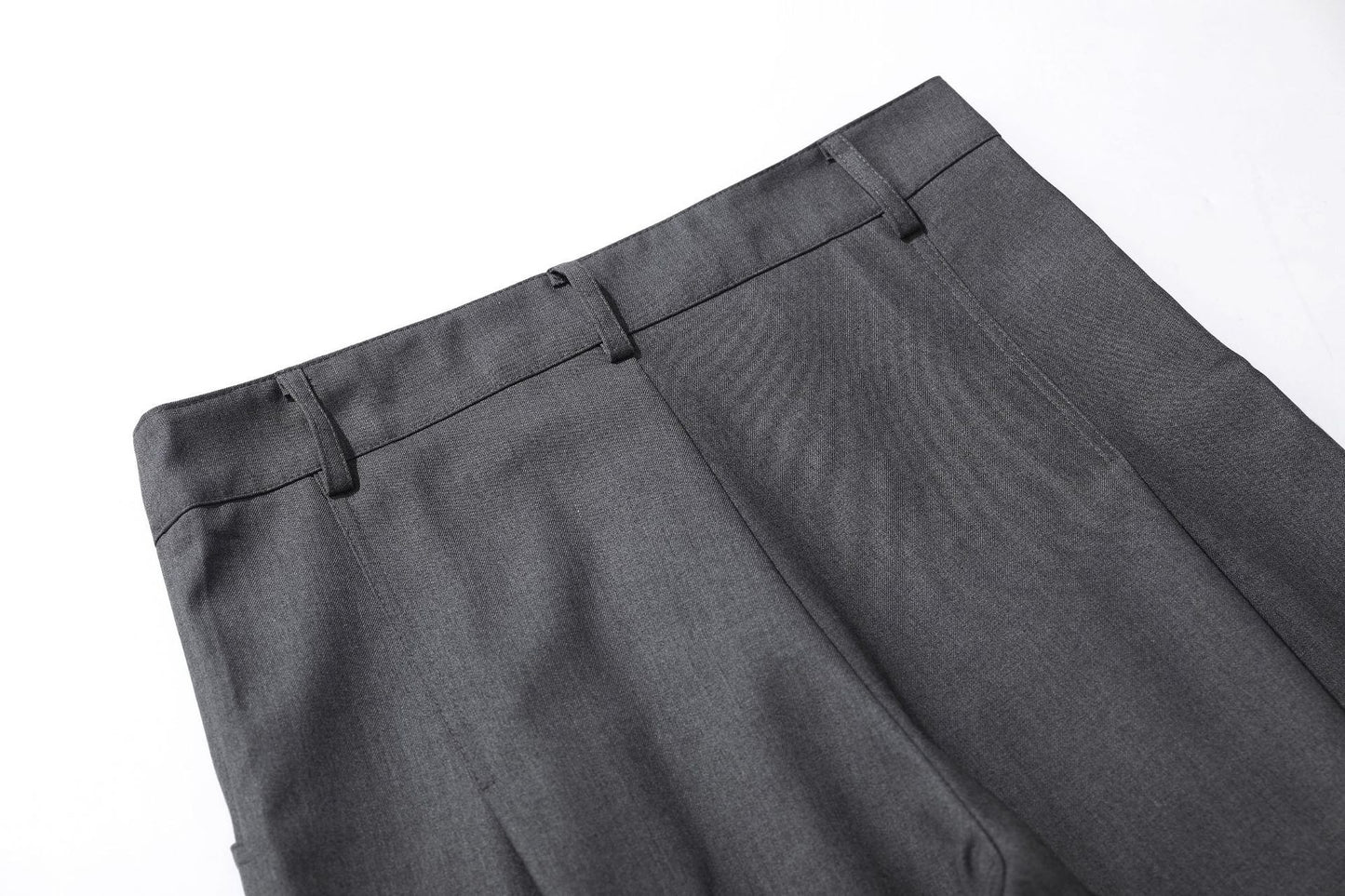Pleated Wide Leg Suit Pants