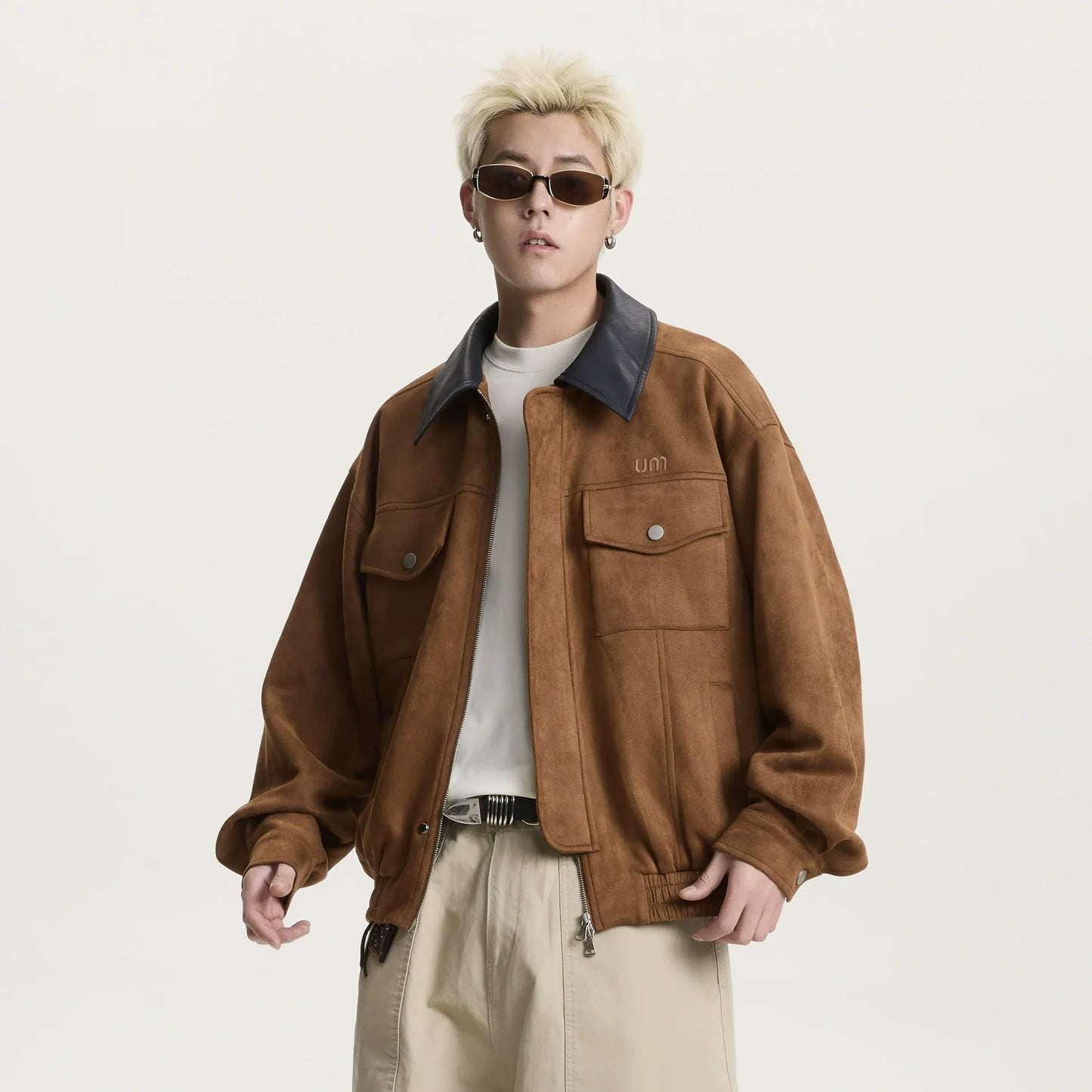 Retro Barn Jacket Contrast Collar High Street