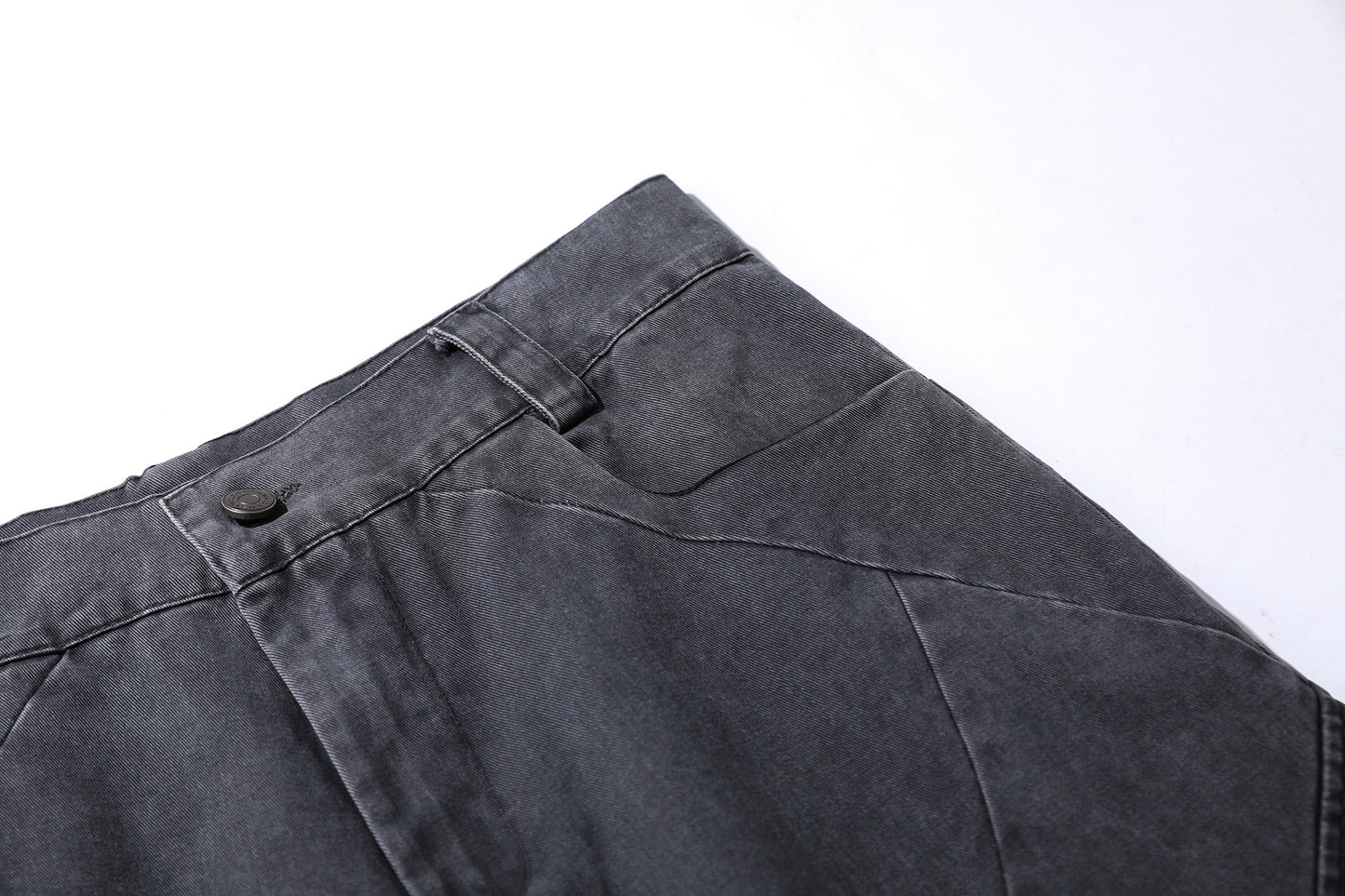 Retro Wide Leg Cargo Pants Washed Loose Fit Work Pants