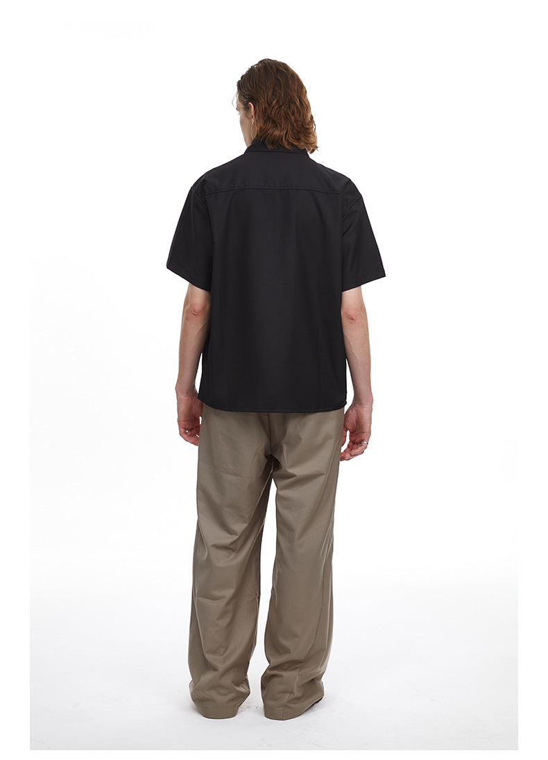 Streetwear Loose Fit Tie Shirt