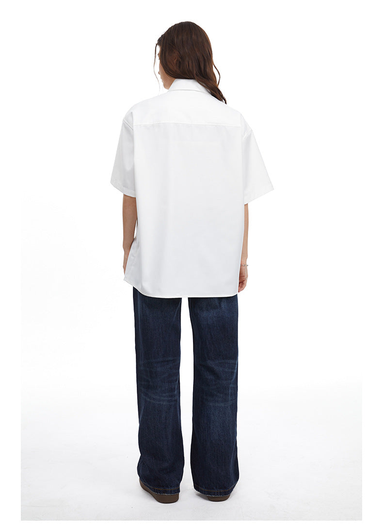 Streetwear Loose Fit Tie Shirt