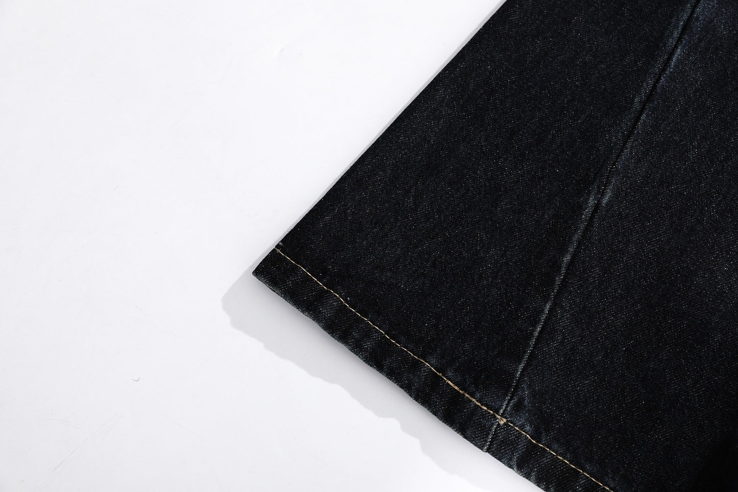 Vintage Wash Structured Flare Jeans
