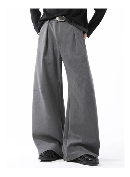 Clean Fit Drape Barrel Pants