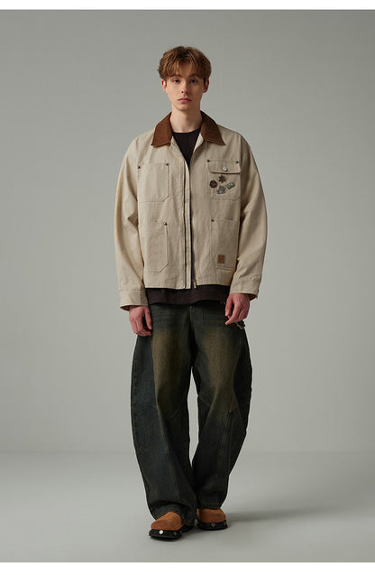 Cleanfit Barn Jacket with Decorative Pins