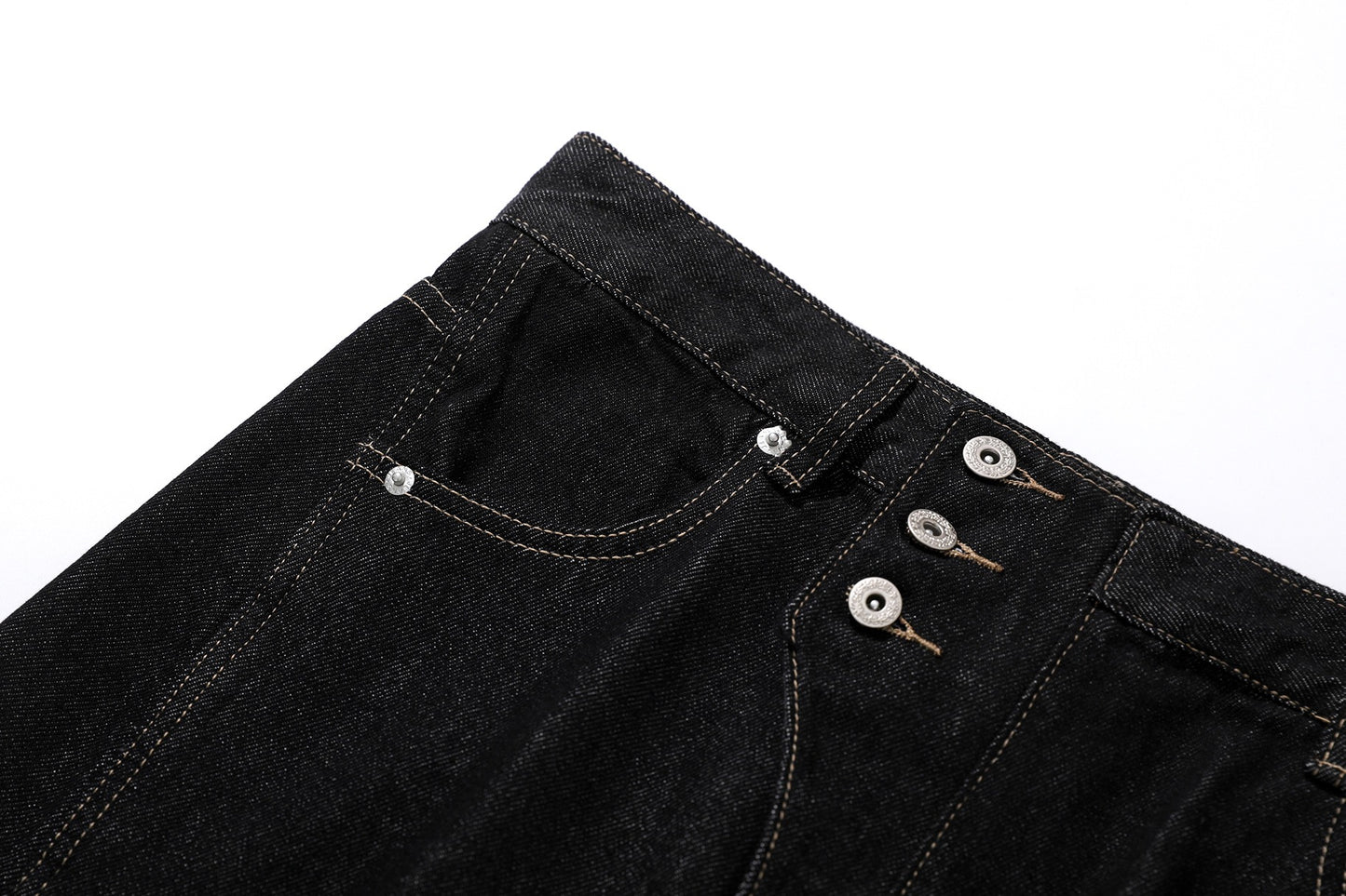 Deconstructed Wide Leg Barrel Jeans