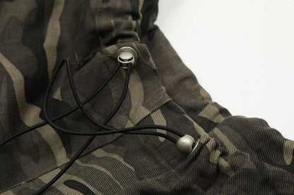 Drawstring Baggy Camo Cargo Pants