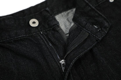 High Street Relaxed Fit Black Bootcut Jeans