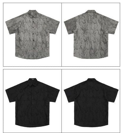 Camiseta negra desgastada y vanguardista de algodón estilo vintage con diseño de coche de carreras