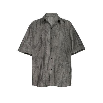 Camiseta negra desgastada y vanguardista de algodón estilo vintage con diseño de coche de carreras