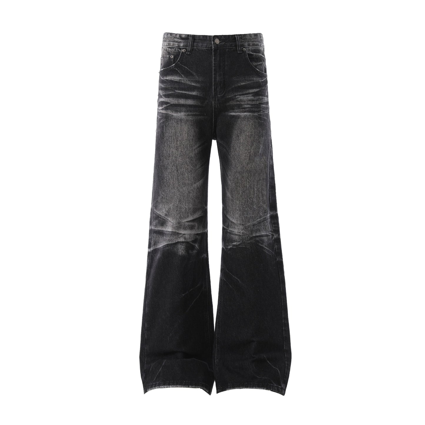 Camiseta negra desgastada y vanguardista de algodón estilo vintage con diseño de coche de carreras