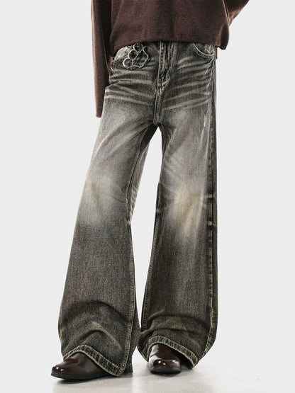 Camiseta negra desgastada y vanguardista de algodón estilo vintage con diseño de coche de carreras