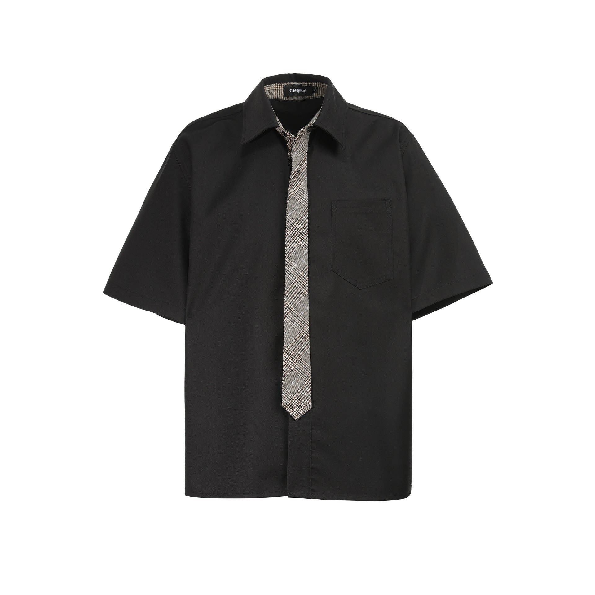 Streetwear Loose Fit Tie Shirt